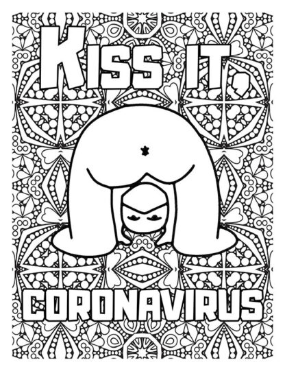 Free Coloring Pages - F*ck 2020 From The OG Irreverent Press